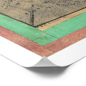 Kaart van Rio de Janeiro van Michellerie 1831 Poster (Hoek)