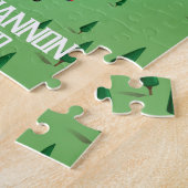 Kaart van rivier de Shannon Ierland Legpuzzel (Zijkant)