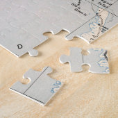 kaart van Roanoke Island & Outer Banks NC Legpuzzel (Zijkant)