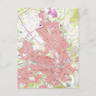  kaart van Roanoke Virginia (1963) 2