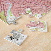  kaart van Roanoke Virginia (1963) Legpuzzel (Zijkant)