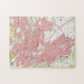  kaart van Roanoke Virginia (1963) Legpuzzel (Horizontaal)