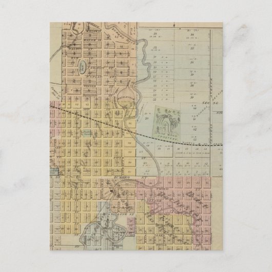 Kaart van Rochester, Minnesota (Voorkant)