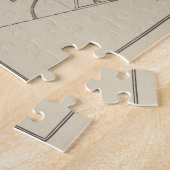  kaart van Rochester NY (1838) Legpuzzel (Zijkant)