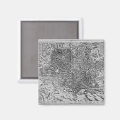 Kaart van Rome, 1579 Magneet (Voorkant / Achterkant)