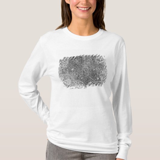 Kaart van Rome, 1579 T-shirt (Voorkant)