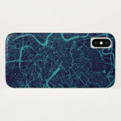 Kaart van Rome Case-Mate iPhone Case (Achterkant (horizontaal))