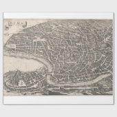  kaart van Rome Italië (1652) Cadeaupapier (Vlak)