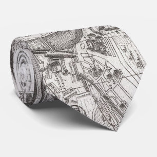 kaart van Rome Italië (1721) 2 Stropdas