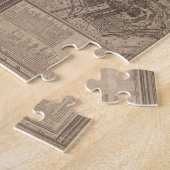  kaart van Rome Italië (1730) Legpuzzel (Zijkant)