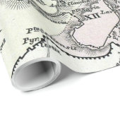  kaart van Rome Italië (1862) Cadeaupapier (Rol Hoek)