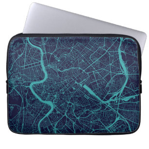 Kaart van Rome Laptop Sleeve