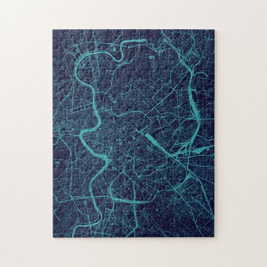 Kaart van Rome Legpuzzel (Verticaal)