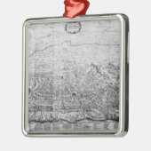 Kaart van Rome Metalen Ornament (Links)