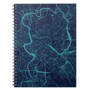 Kaart van Rome Notitieboek