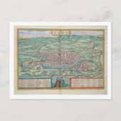 Kaart van Rome, van "Civitates Orbis Terrarum" doo (Voorkant)