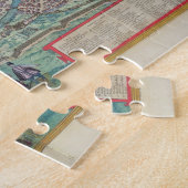 Kaart van Rome, van "Civitates Orbis Terrarum" doo Legpuzzel (Zijkant)