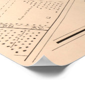  kaart van Roselle NJ (1887) Poster (Hoek)