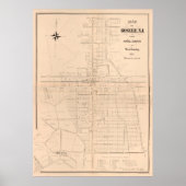  kaart van Roselle NJ (1887) Poster (Voorkant)