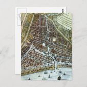  kaart van Rotterdam Nederland (1649) (Voorkant / Achterkant)