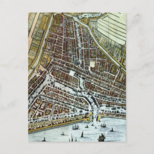  kaart van Rotterdam Nederland (1649)