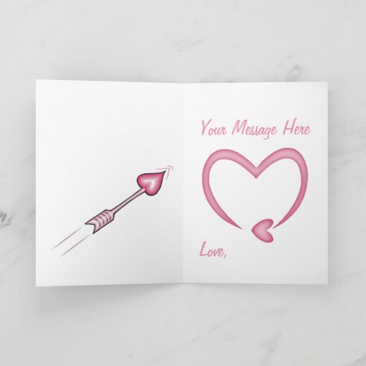 Kaart van roze geit (Binnen)