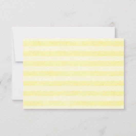 Kaart van RSVP, vers en bijtend lemon Wedding RSVP (Achterkant)