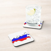 Kaart van Rusland Bier Onderzetter (Rechterzijde)