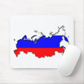 Kaart van Rusland Muismat (Met muis)