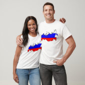 Kaart van Rusland T-shirt (Unisex)