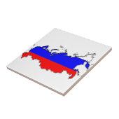 Kaart van Rusland Tegeltje (Zijkant)