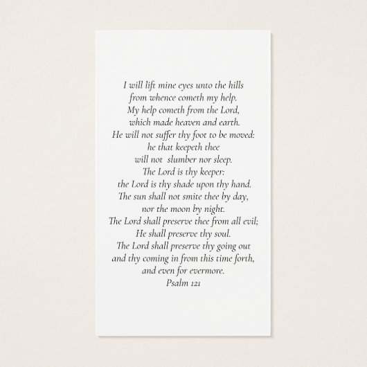 Kaart van Rustic Sunflower Memorial Prayer (Achterkant)