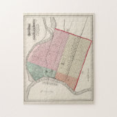  kaart van Sacramento CA (1873) Legpuzzel (Verticaal)