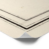  kaart van Sacramento CA (1873) Poster (Hoek)