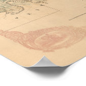 kaart van Saint Louis County Poster (Hoek)