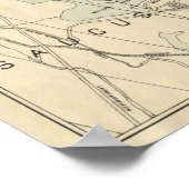  kaart van Salem MA (1899) Poster (Hoek)