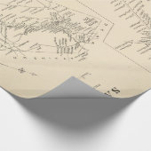  kaart van Salem Massachusetts (1892) Cadeaupapier (Hoek)