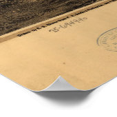  kaart van Salem Oregon (1876) Poster (Hoek)