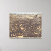  kaart van San Antonio TX (1873) Canvas Afdruk (Voorkant)