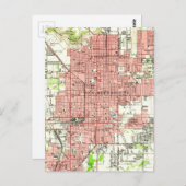  kaart van San Bernardino California (1954) (Voorkant / Achterkant)