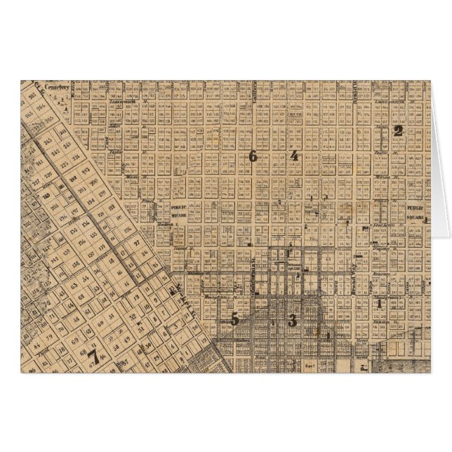 Kaart van San Francisco (Voorkant Horizontaal)