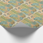 kaart van San Francisco (1890) Cadeaupapier (Hoek)