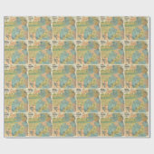 kaart van San Francisco (1890) Cadeaupapier (Vlak)