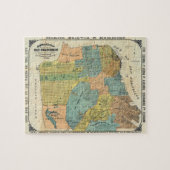  kaart van San Francisco (1890) Legpuzzel (Horizontaal)