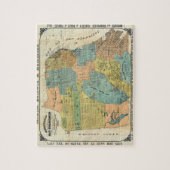  kaart van San Francisco (1890) Legpuzzel (Verticaal)