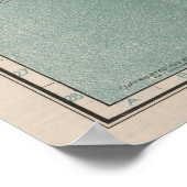  kaart van San Francisco (1915) Poster (Hoek)