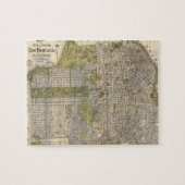  kaart van San Francisco (1932) Legpuzzel (Horizontaal)