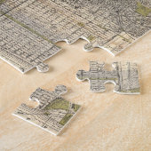  kaart van San Francisco (1932) Legpuzzel (Zijkant)