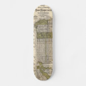  kaart van San Francisco (1932) Skateboard (Voorkant)