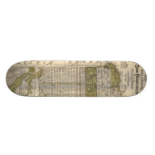 kaart van San Francisco (1932) Skateboard